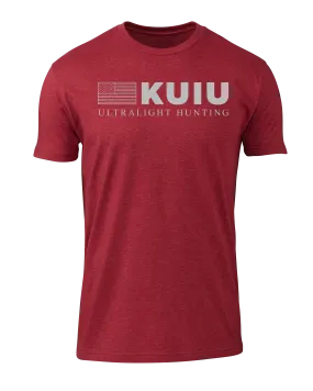 KUIU Mini Flag T-Shirt | Cardinal