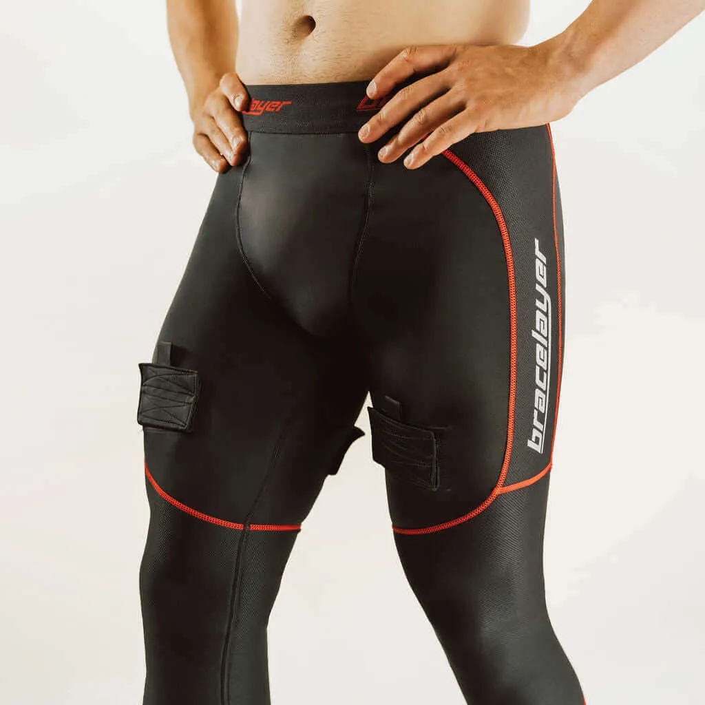 KX2 RedLine | Hockey Compression Pants w/ Knee Support