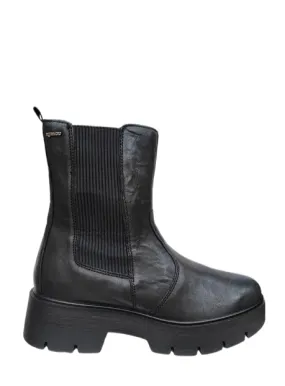 Ladies IGI & Co Boot Black Chunky Outside Zip 6665700