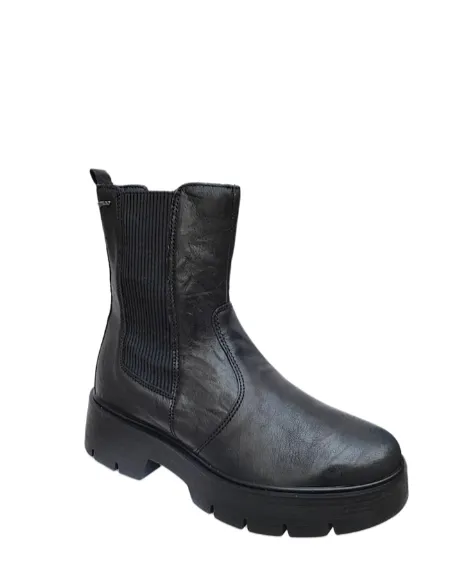 Ladies IGI & Co Boot Black Chunky Outside Zip 6665700