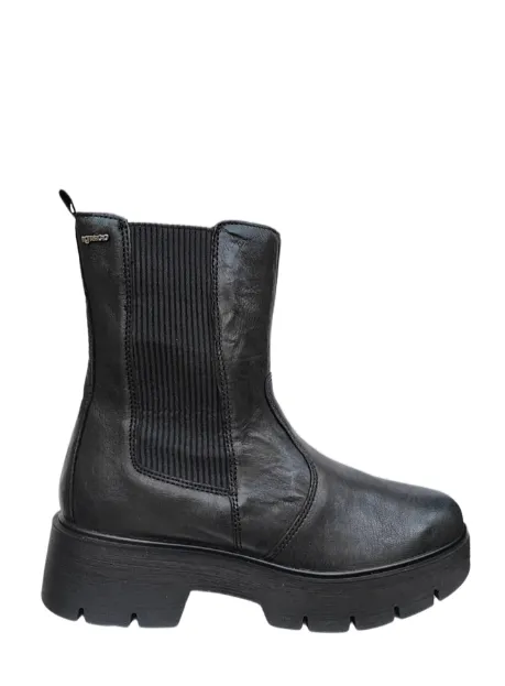 Ladies IGI & Co Boot Black Chunky Outside Zip 6665700