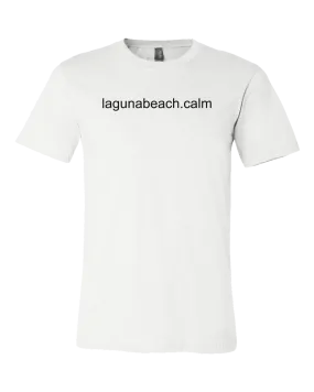 Laguna Beach Calm Unisex Tee - White