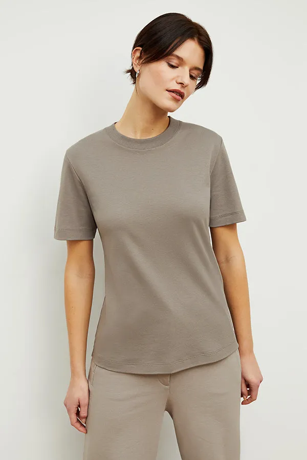 Leslie T-Shirt - Pima Cotton :: Pebble