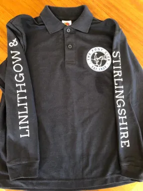 Linlithgow & Stirlingshire Pony Club Unisex Long Sleeved Polo Shirt