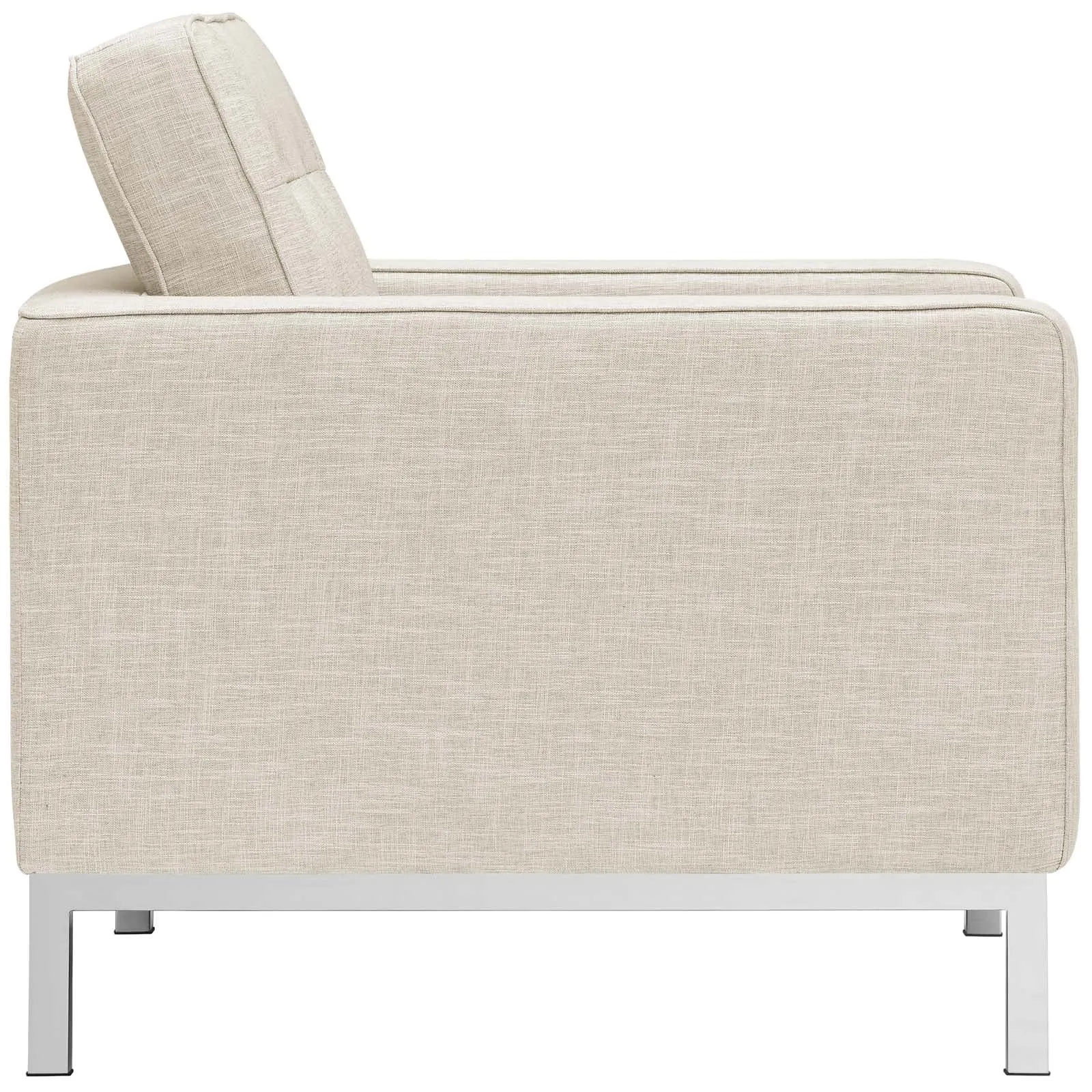 Loft Upholstered Fabric Armchair