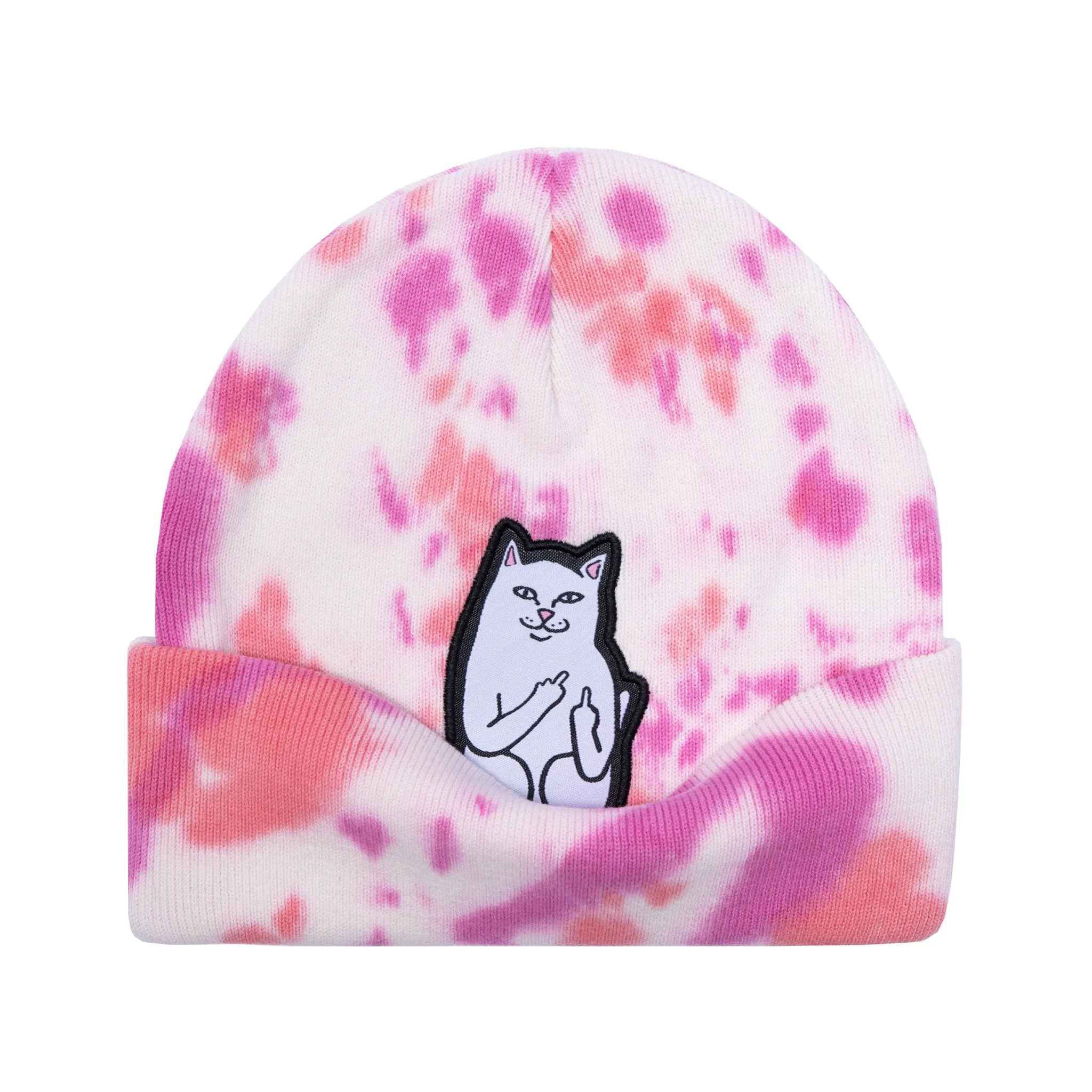 Lord Nermal Beanie (Pink Tie Dye)