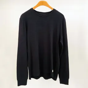 M - Black Slub L/S T-Shirt