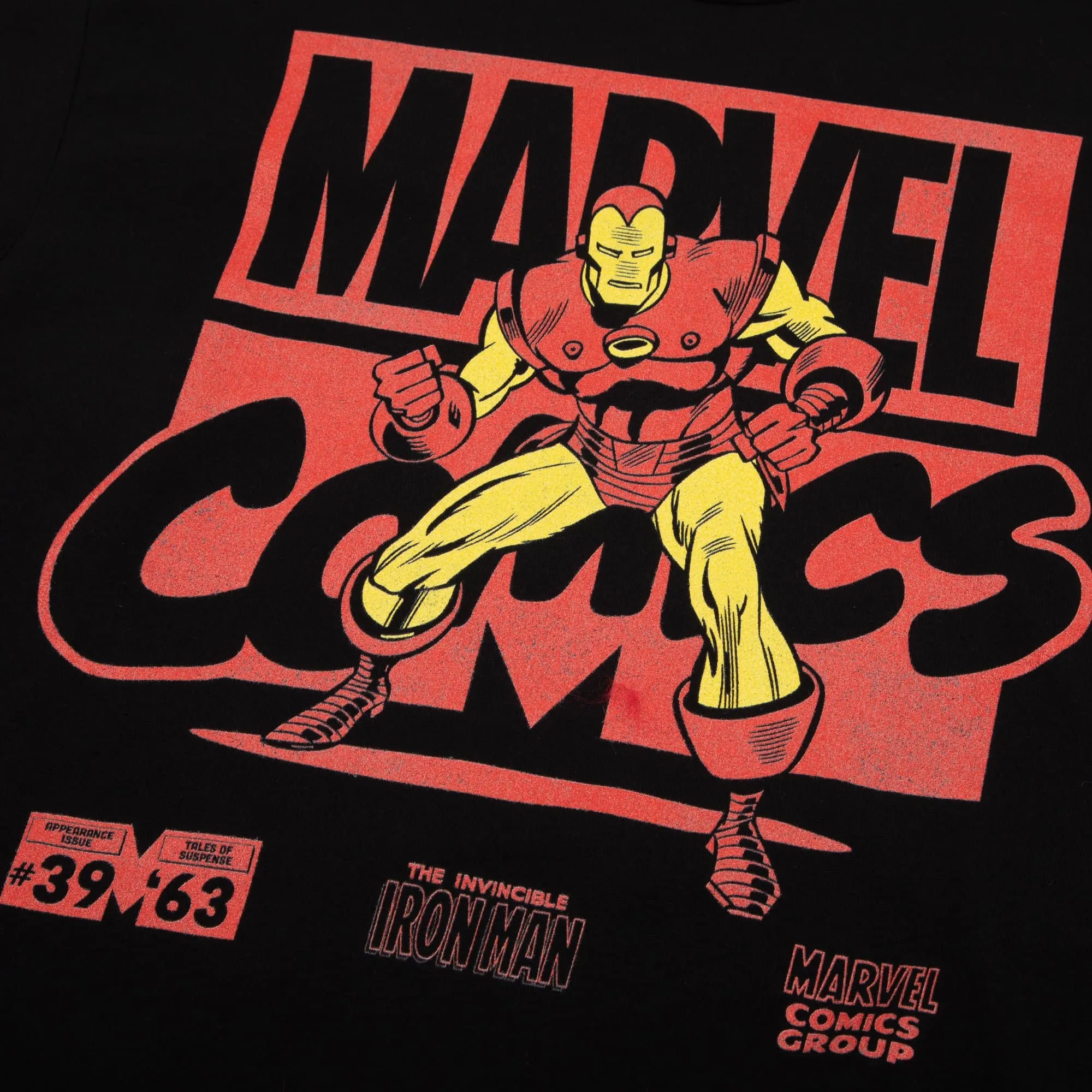 Marvel Comics Iron Man Black Tee