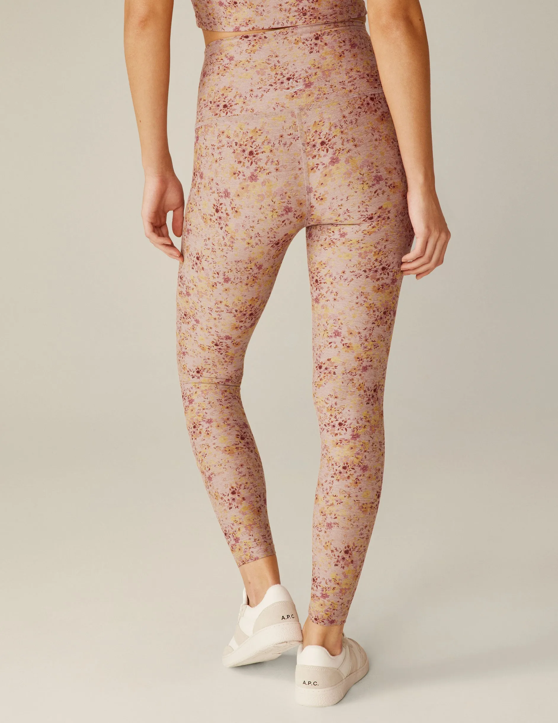 Meadow Floral SoftMark High Waisted Midi Legging