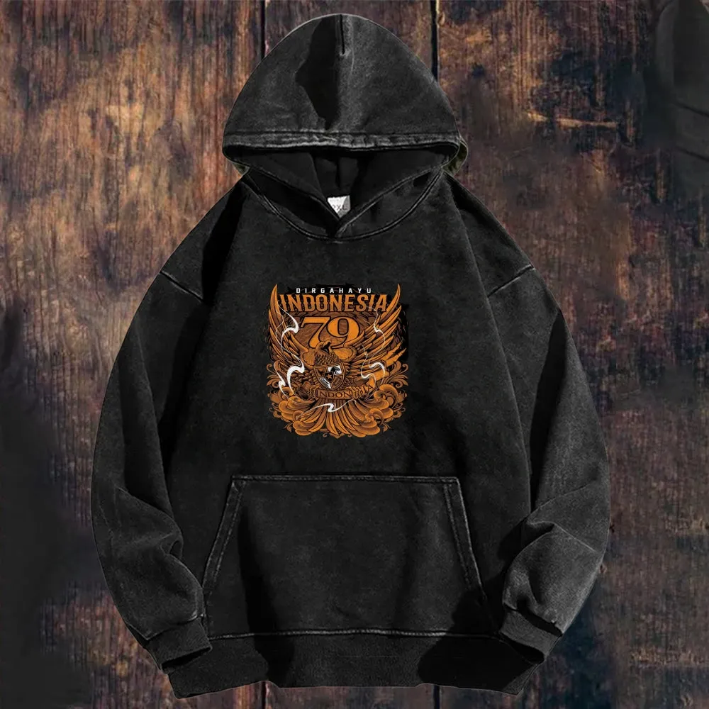 Mens Vintage Indonesia 79 Hoodies