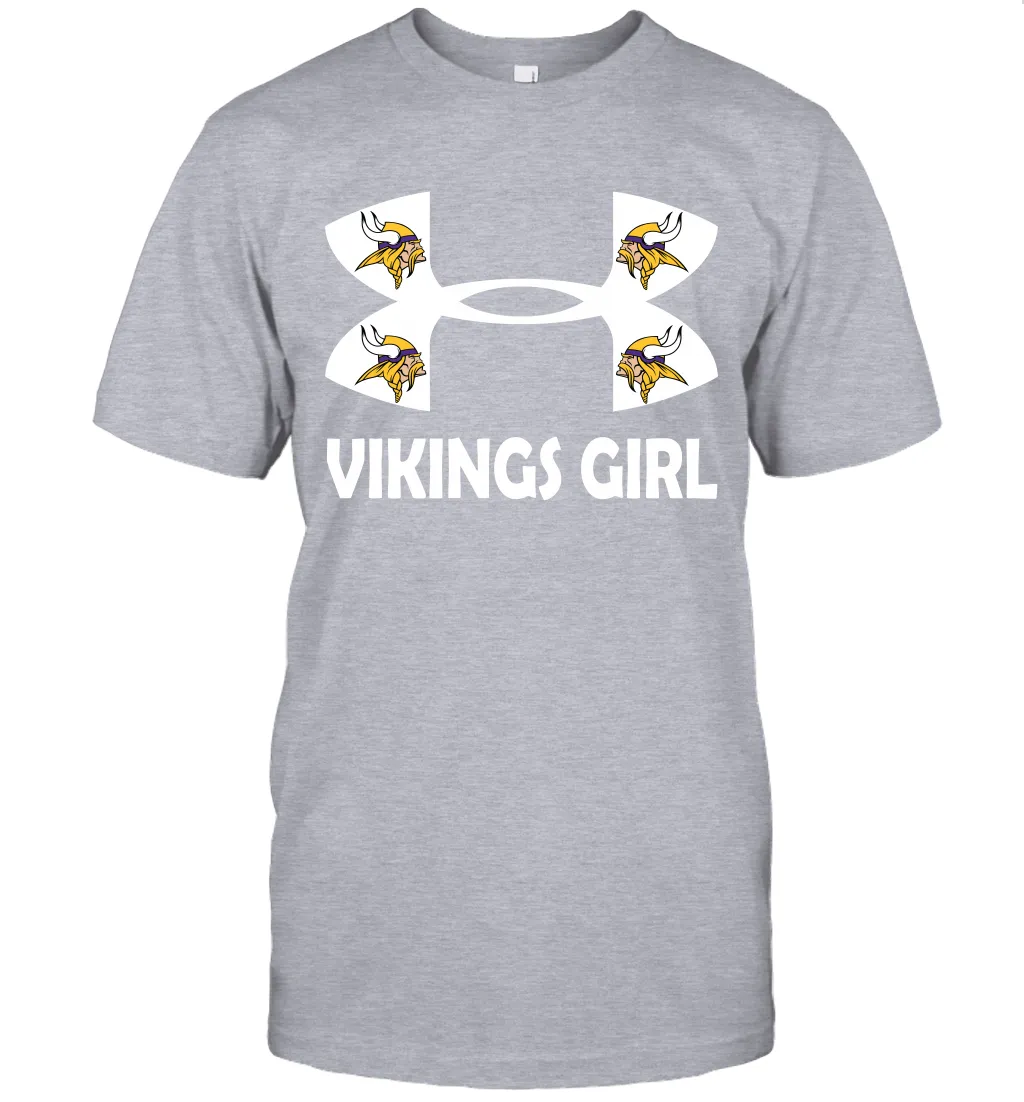 Minnesota Vikings Girl Under Armour Football T-Shirt