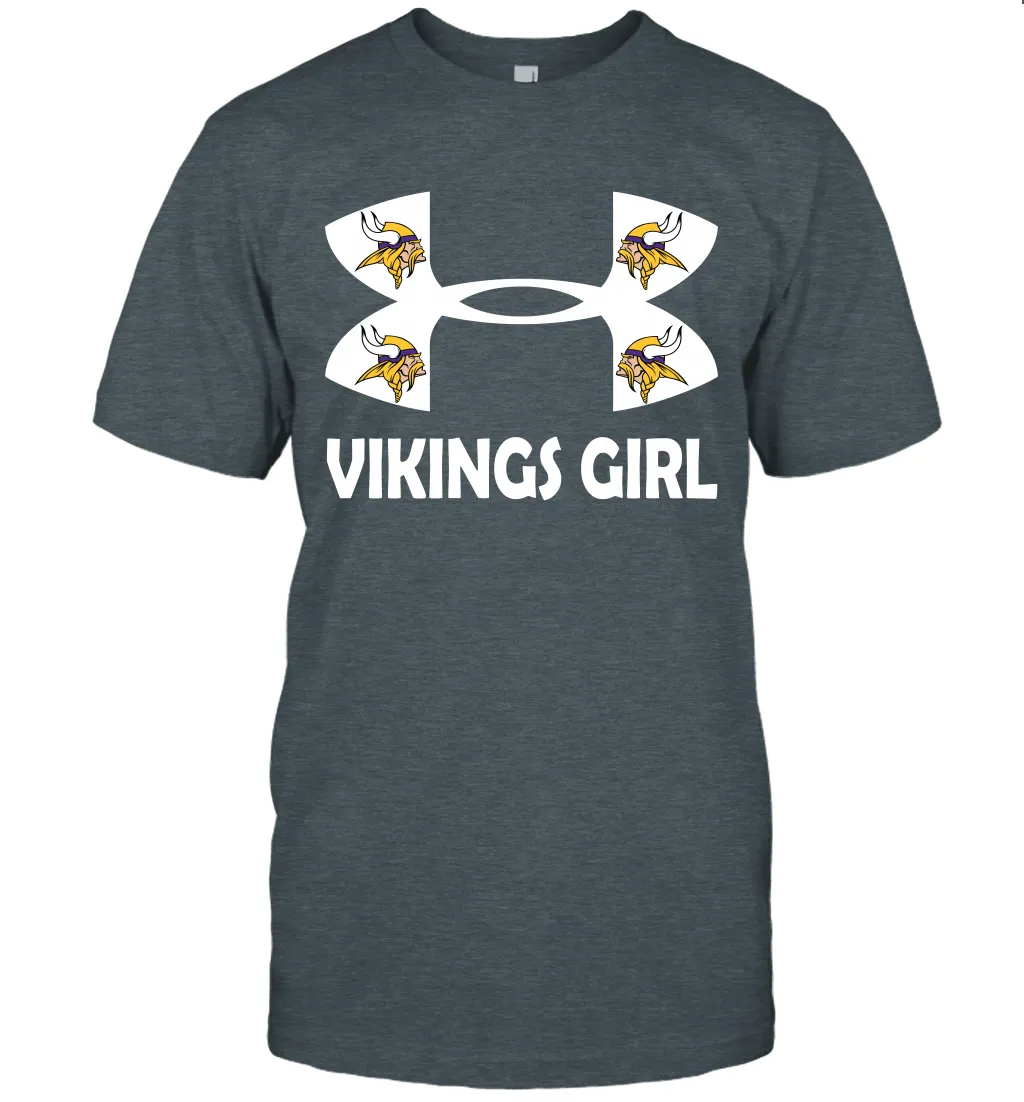 Minnesota Vikings Girl Under Armour Football T-Shirt