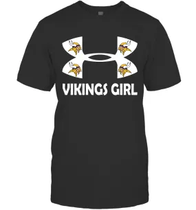 Minnesota Vikings Girl Under Armour Football T-Shirt