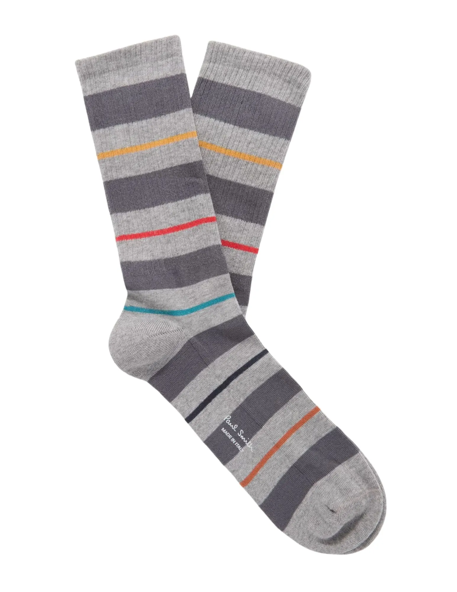 Multi-Stripe Socks | Grey Mix