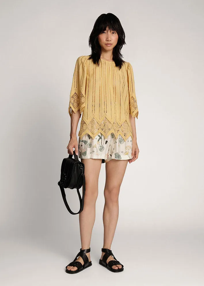 Munthe Kifu Bluse - Yellow