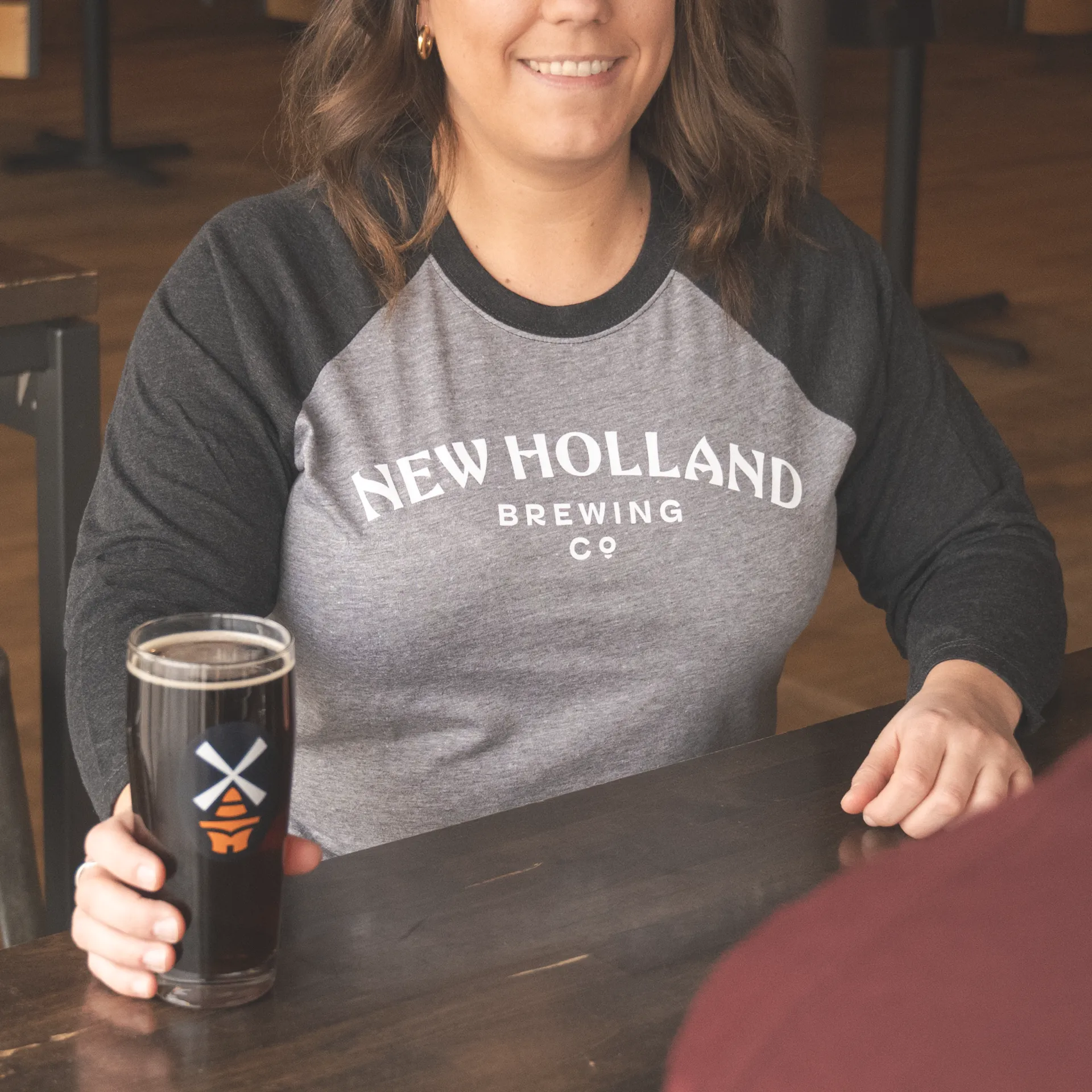 New Holland Brewing Co. 3/4 Raglan Tee