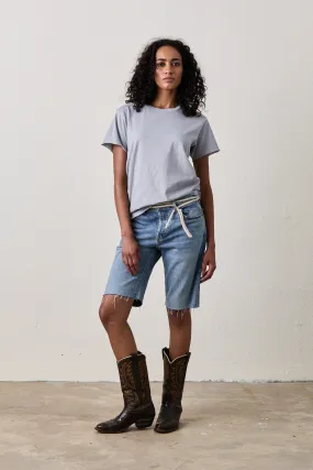 NORA DENIM CUT OFFS / OCEANSIDE