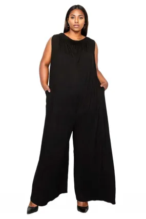 Olson Wide Leg Pocket Jumpsuit