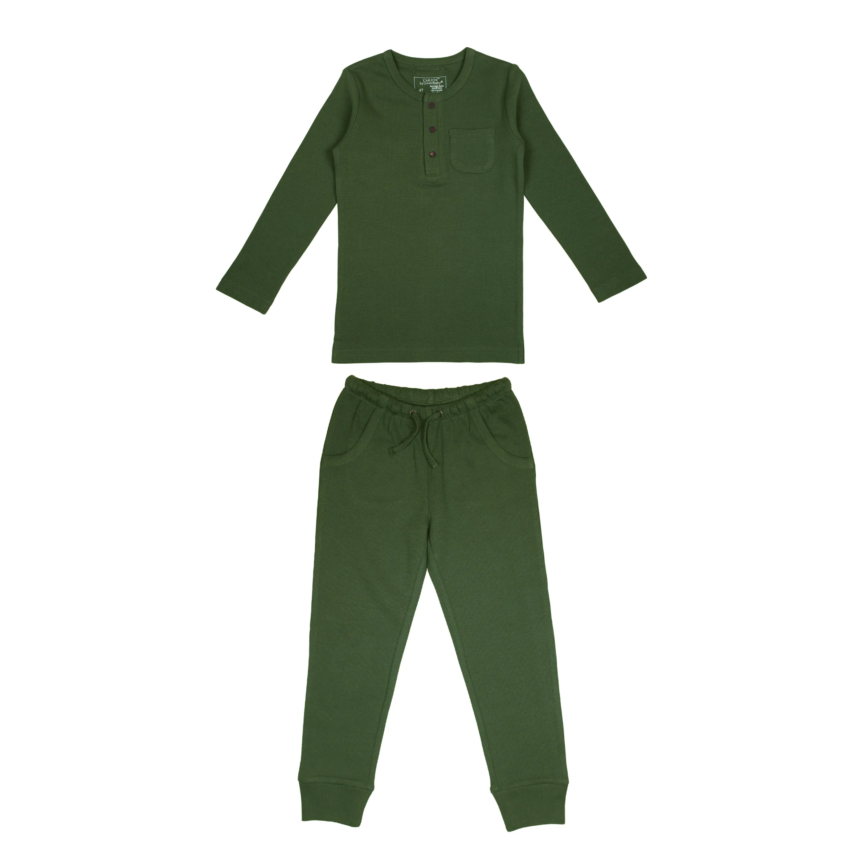 Organic Thermal Kid's Lounge Set in Forest