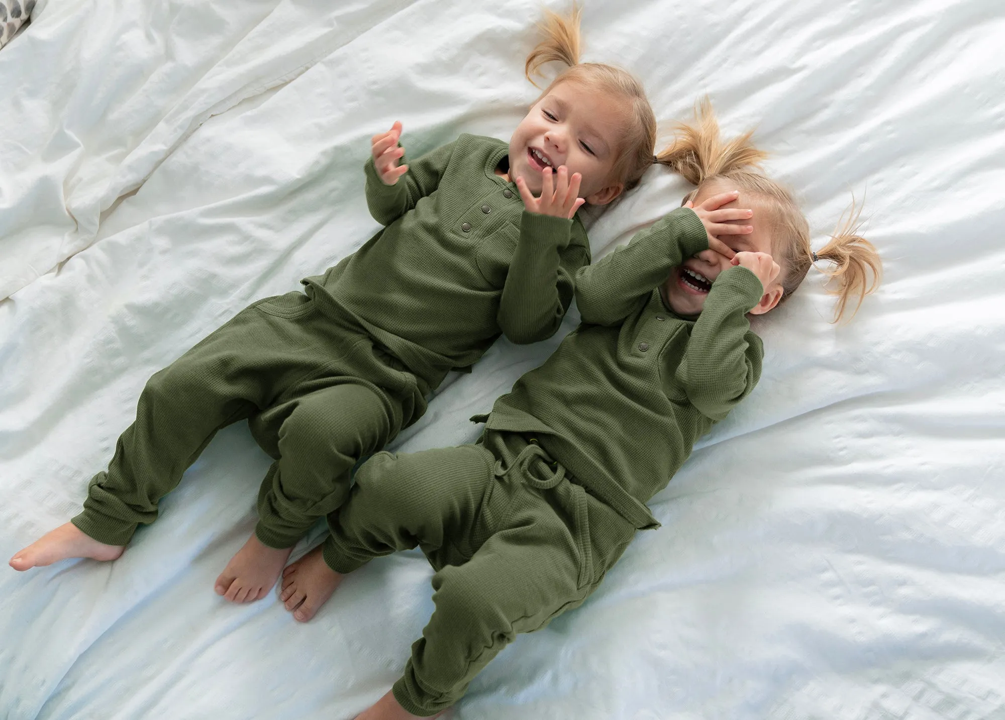 Organic Thermal Kid's Lounge Set in Forest