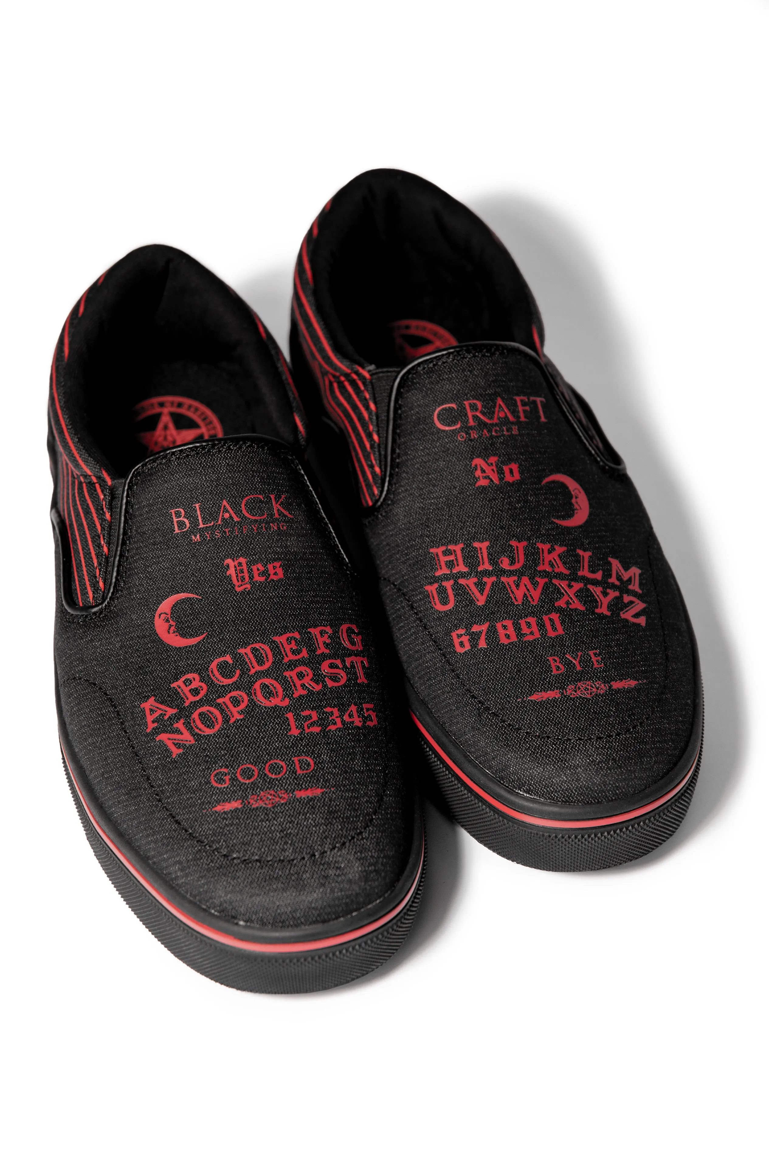 Ouija - Red Slip On Sneaker