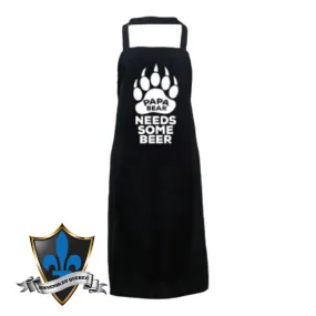 Papa Bear need Beer Canada  Apron.