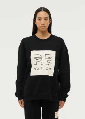 P.E Nation -  Cut Shot Sweat in Black