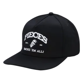 Pieces Smoke 'Em All Snapback Black