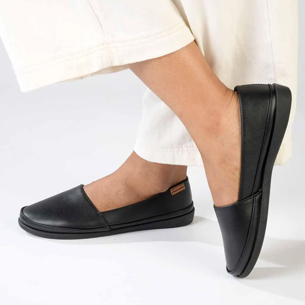 Pierre Cardin Comfort Ballerina Loafer - Black