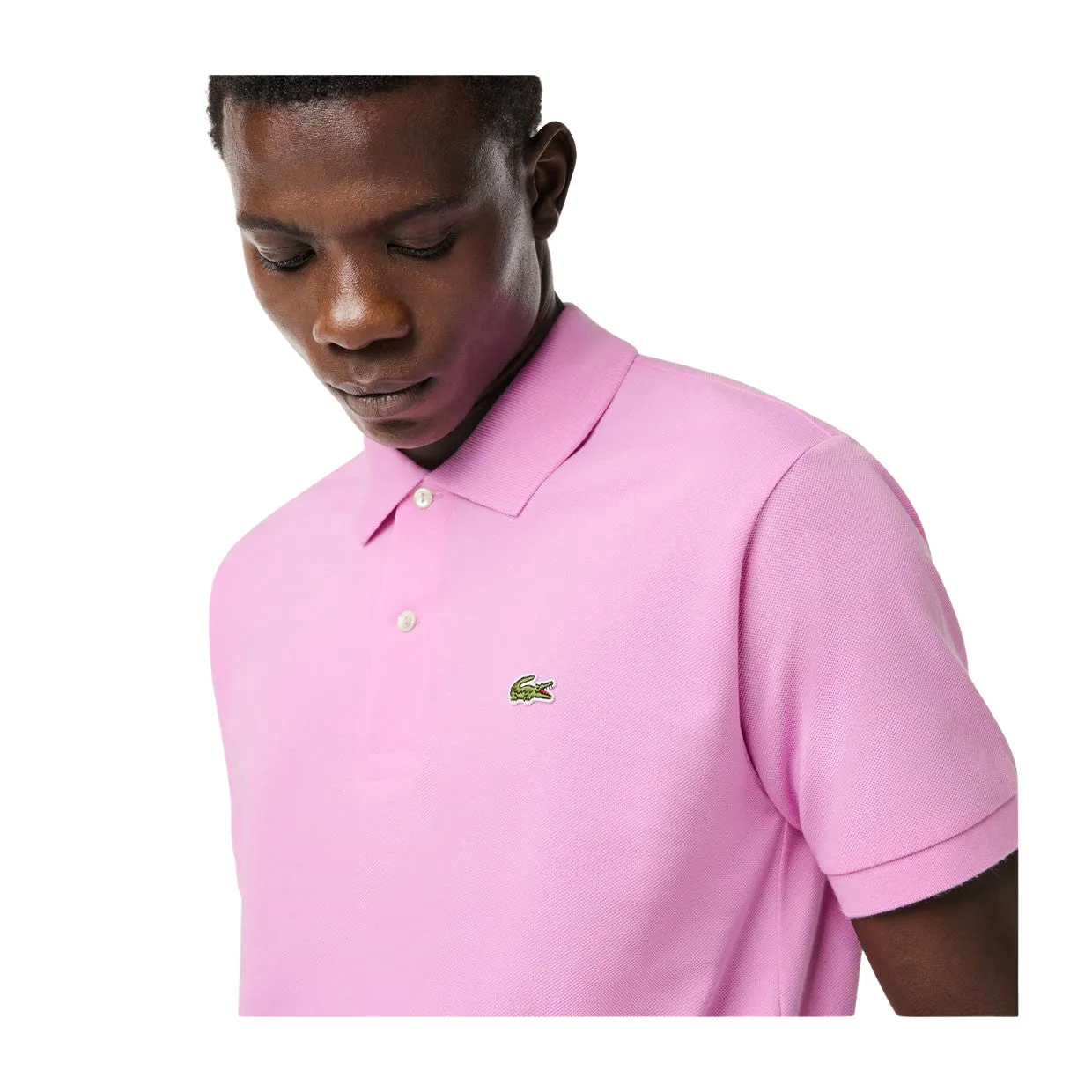 Polo Uomo Lacoste Classic Fit Rosa (IXV)