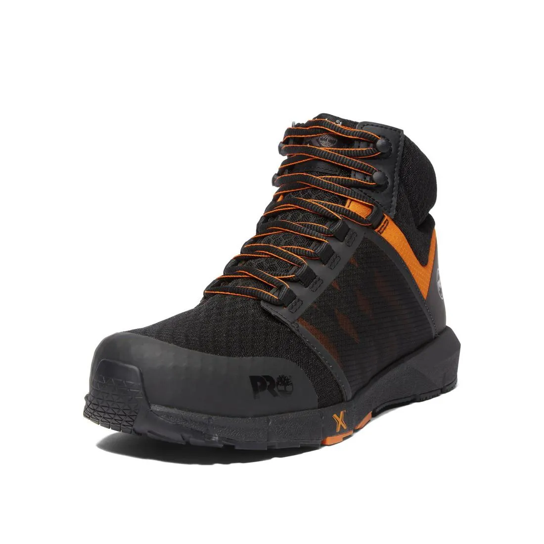 Radius Composite-Toe Work Boot Black/Orange