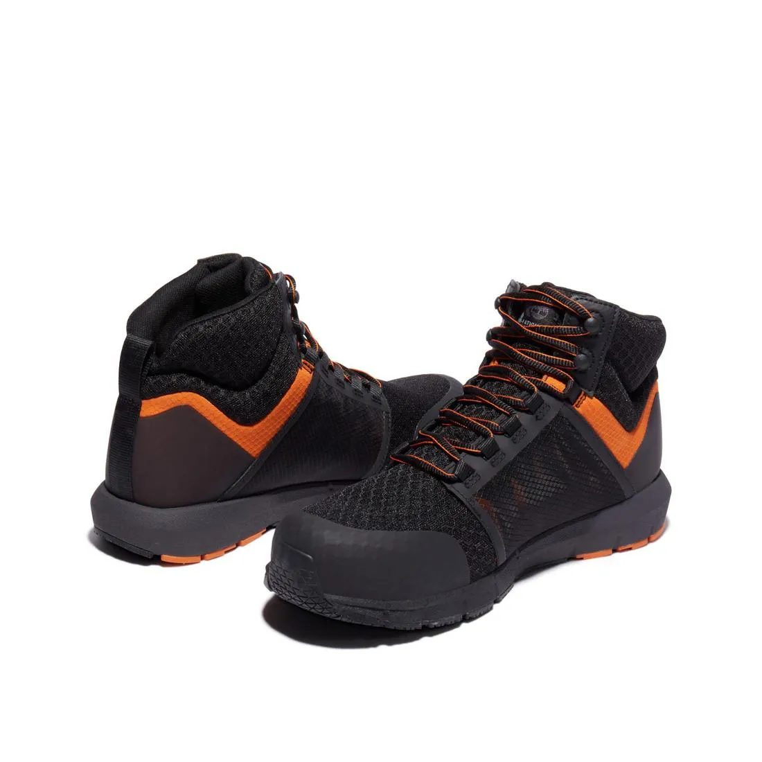 Radius Composite-Toe Work Boot Black/Orange