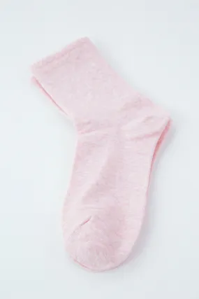 Reagan Classic Crew Sock, Blush