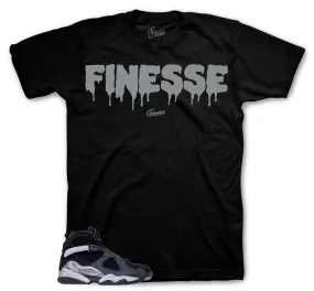 Retro 8 Gunsmoke Shirt - Finesse - Black