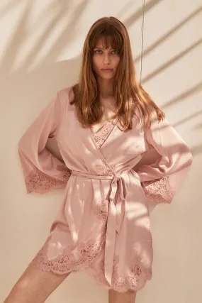 Sian Robe - Dusty Rose