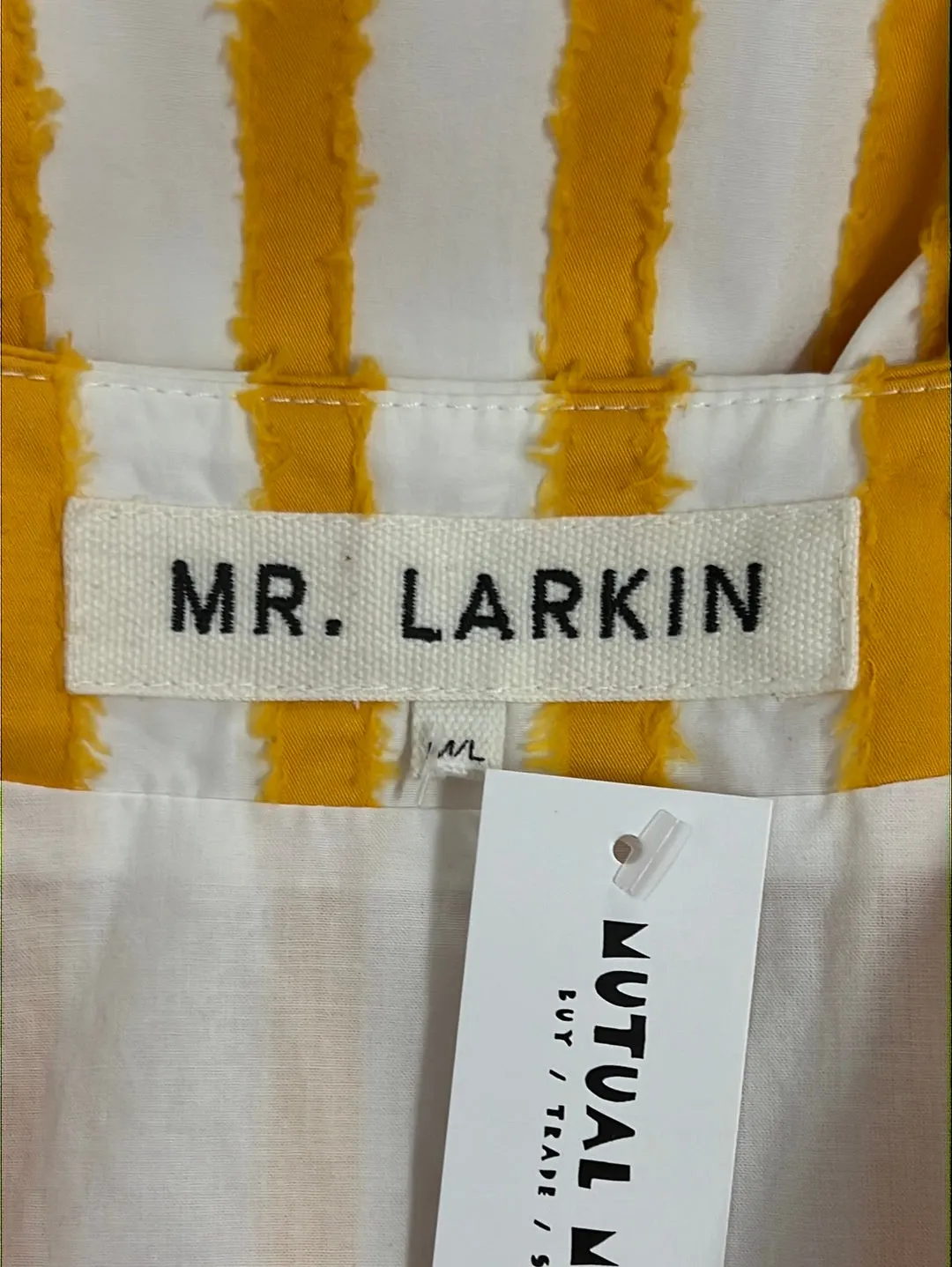 Size M/L - Mr. Larkin Sunshine Stripe Mabel Dress