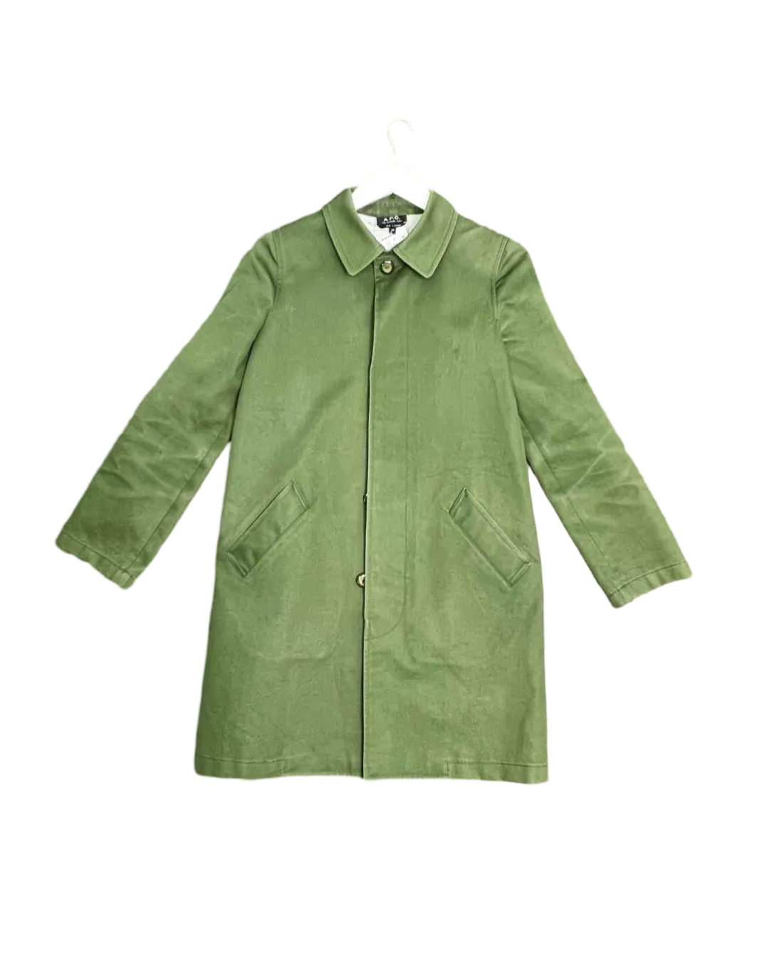 Size XS - A.P.C. Green Martin Mac Jacket