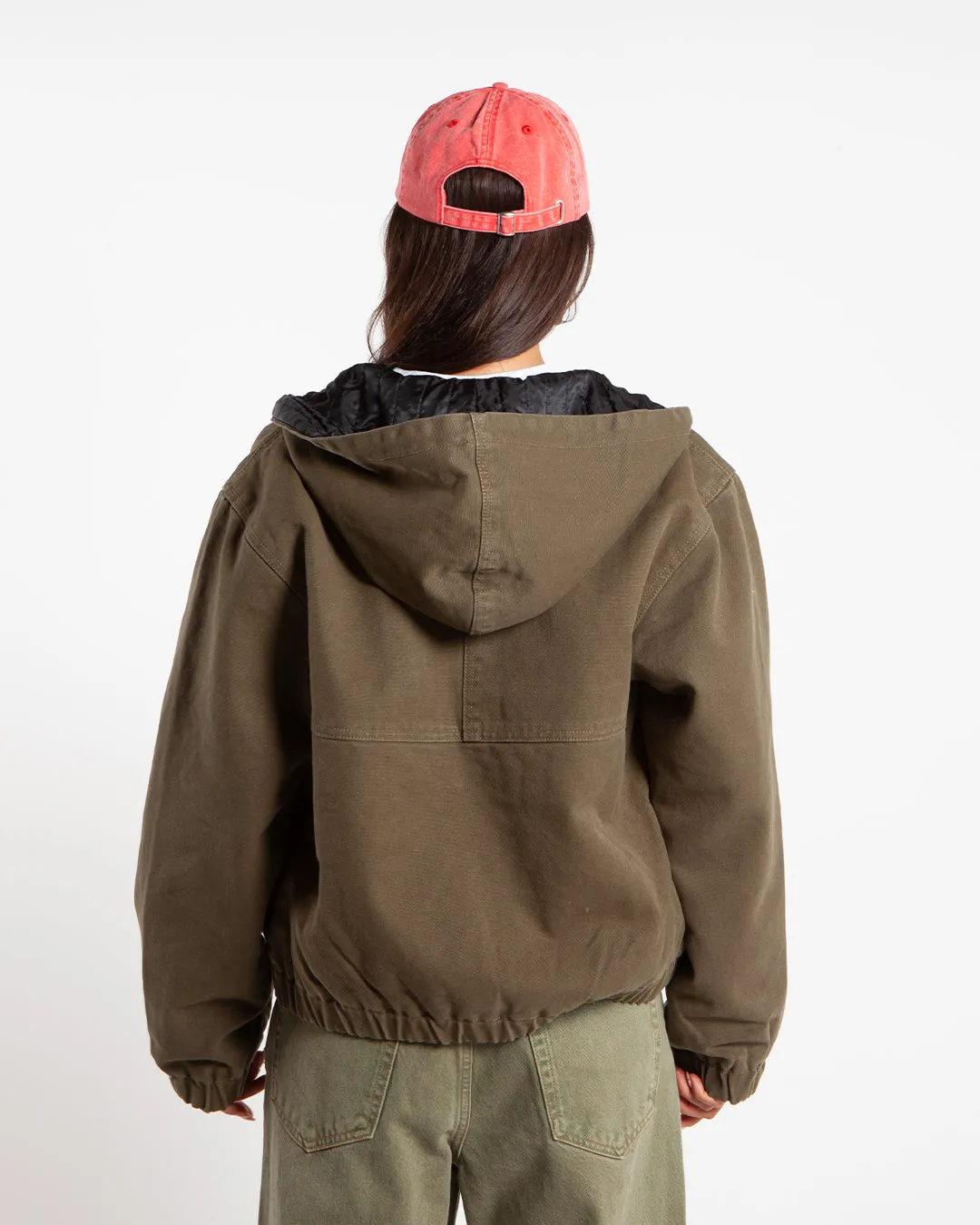 Stüssy Canvas Insulated Work Jacket Olive