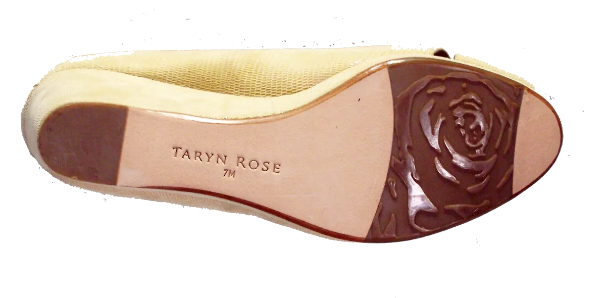 TARYN ROSE Women's •Caylee• Peep-toe Wedge