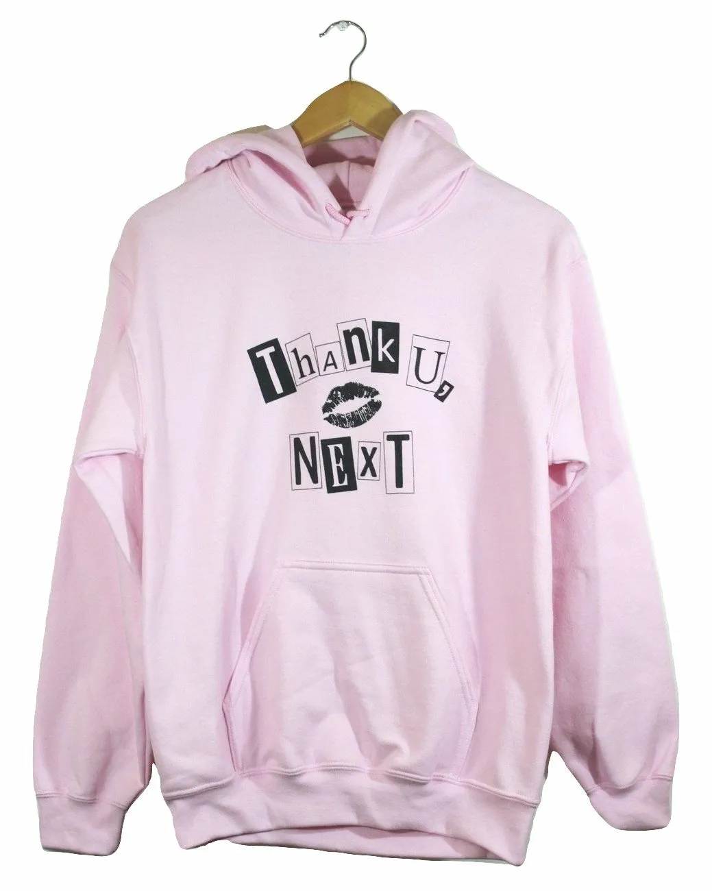 Thank U, Next Graphic Light Pink Unisex Hoodie