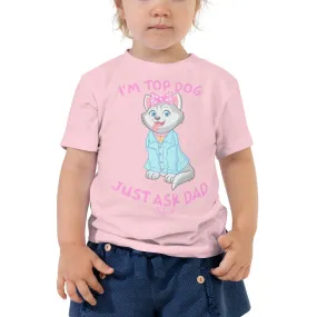 Top Dog Husky - Toddler Short Sleeve Tee