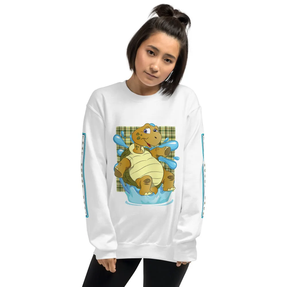 Turtle Splash HD Unisex Sweatshirt