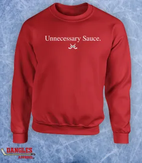 Unnecessary Sauce Hockey Crewneck Sweater Hoodie FA06