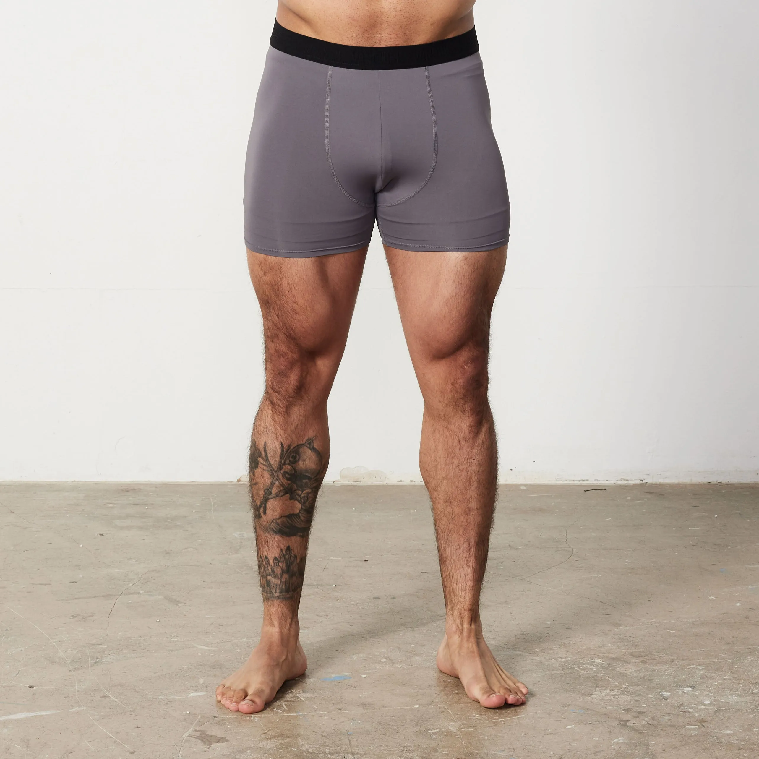 Vanquish Black / Grey 2 Pack Boxers