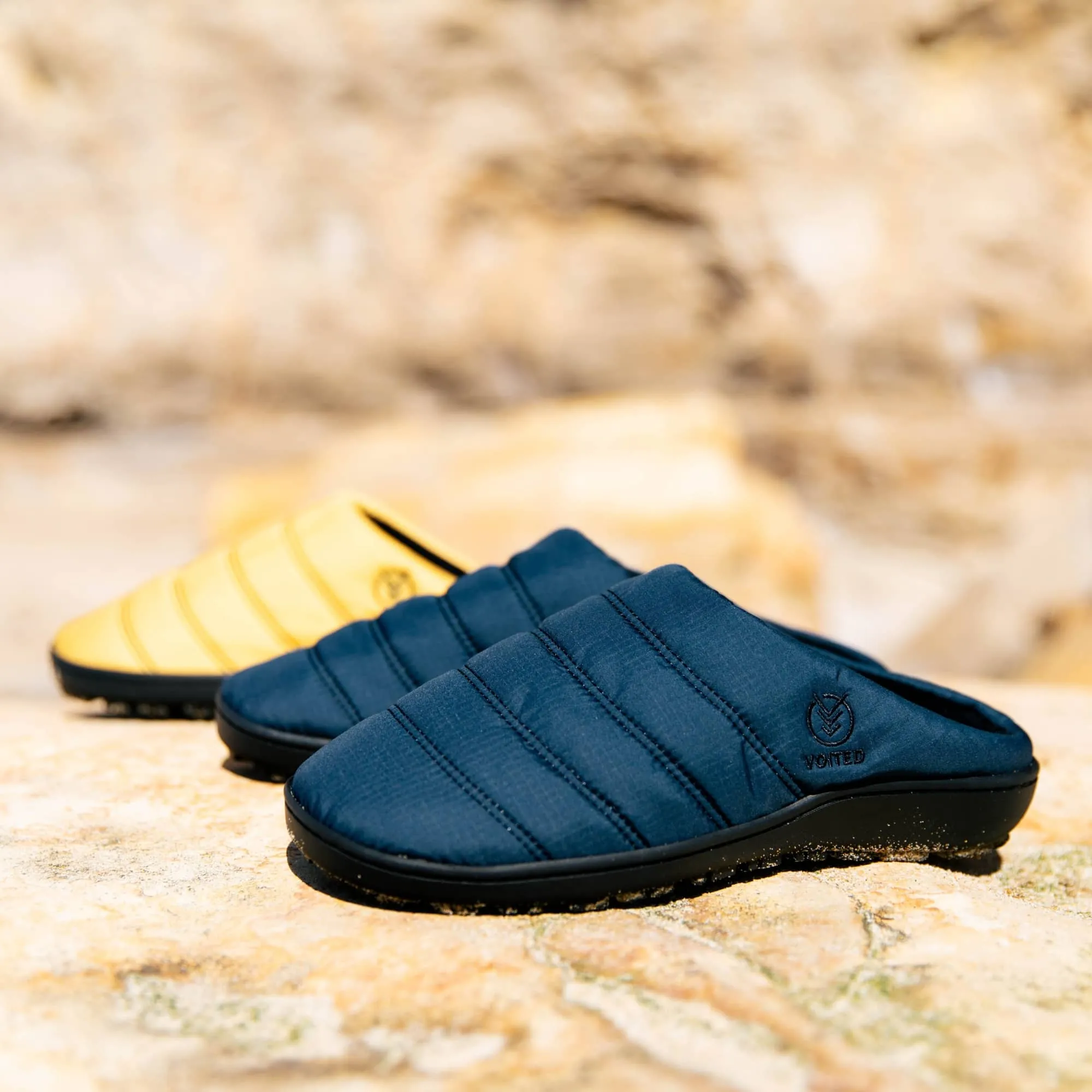 VOITED Soul Slipper - Lightweight, Indoor/Outdoor Camping Slippers - Ocean Navy