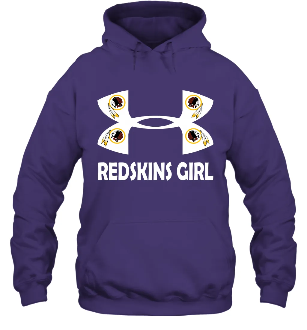 Washington Redskins Girl Under Armour Football Hoodies