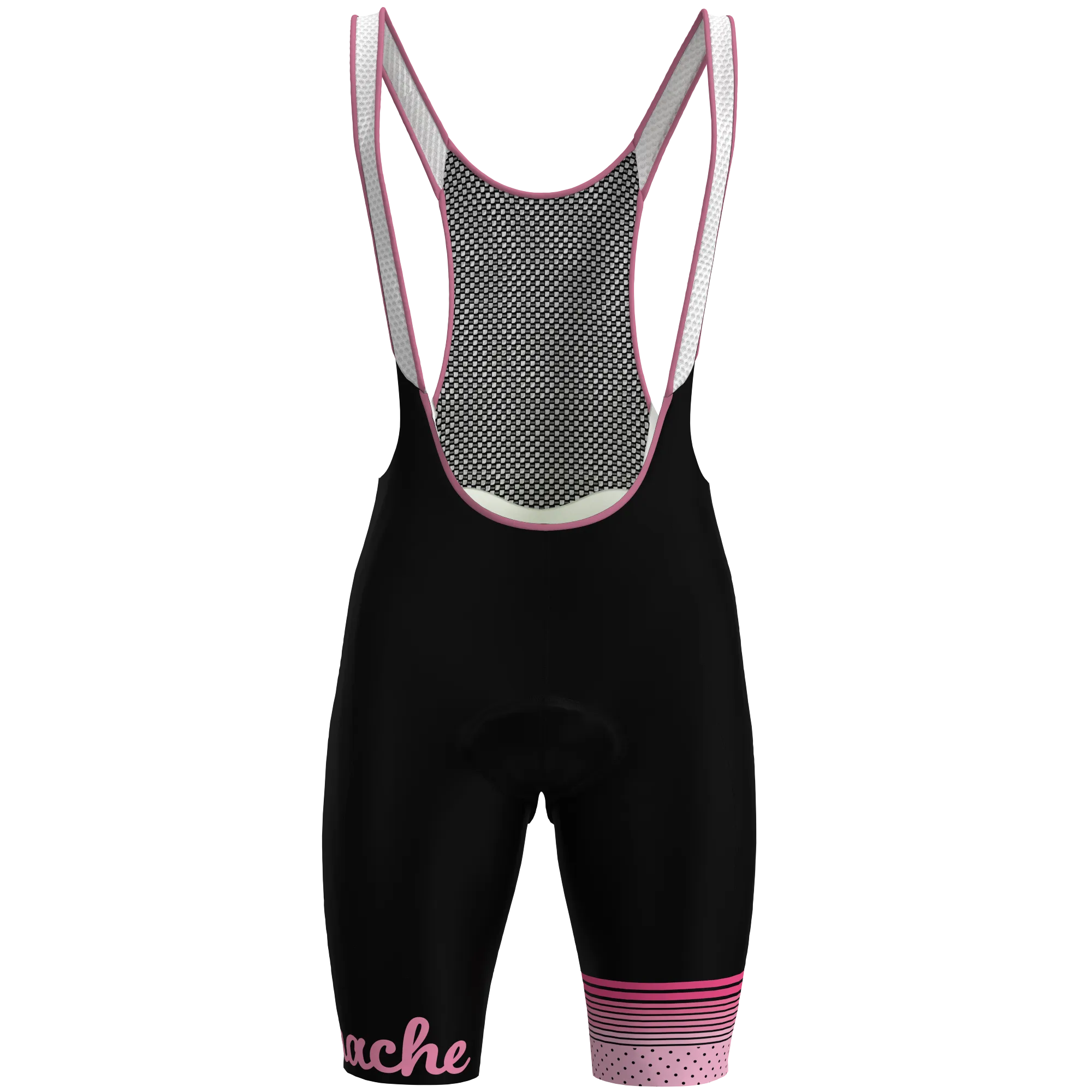 Women's WT 2ND SKIN Bib Short - Pink Branded