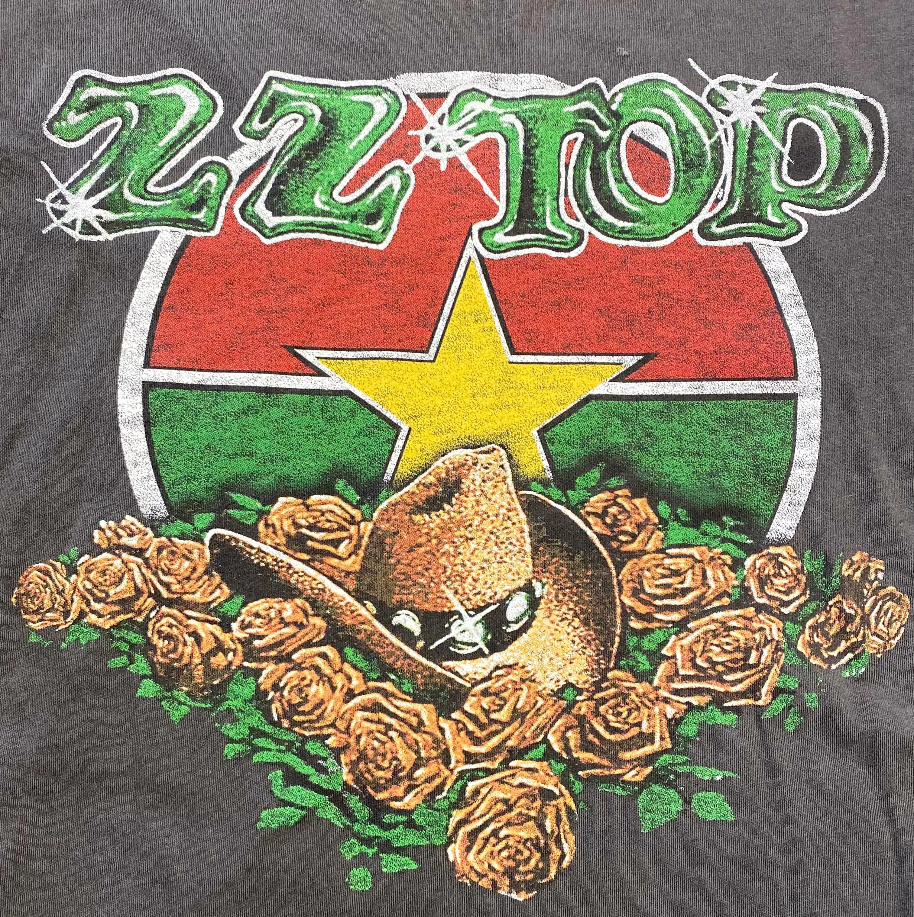 Yellow Rose of Texas ZZ Top Unisex Tee - Vintage Black