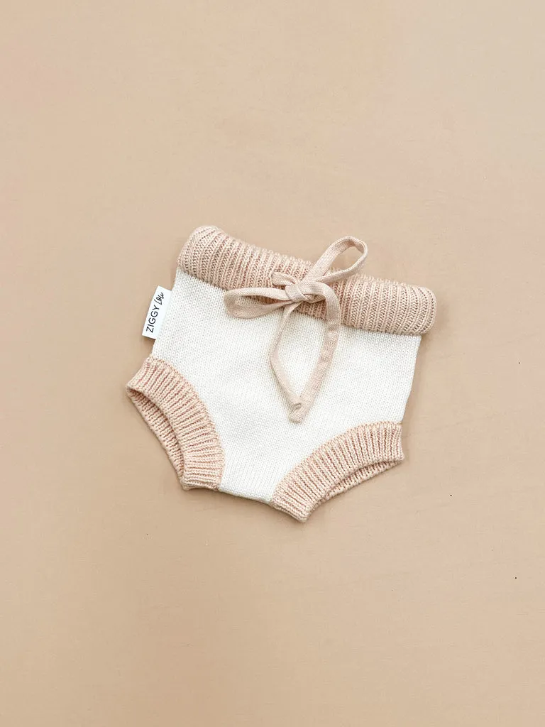 Ziggy Lou | Knitted Bloomers - Peach